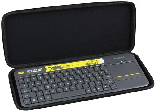 Vista 8 de Funda de viaje rígida Hermitshell EVA para teclado táctil inalámbrico Logitech K400 920-007119 Plus