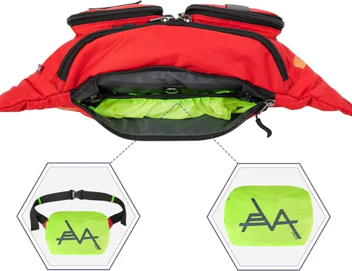 Vista 6 de Evangelion - Cangurera cruzada - Riñonera para cinturón, bolsas de hombro para el pecho