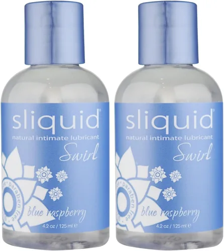 Vista 8 de Lubricantes Sliquid Swirl Glide íntimo natural, Sabor a mora y higo, 4.2 onzas