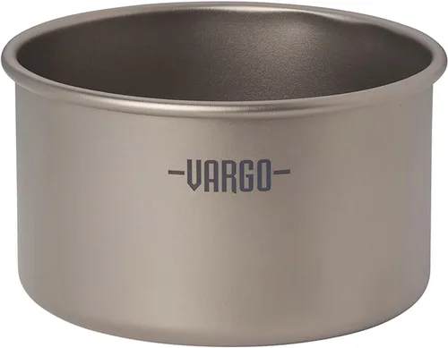 Vista 8 de Vargo BOT - 700 Olla de cocina de titanio y botella de agua con asas plegables y tapa hermética 23.7 fl oz (23 oz.) Modelo duradero y ligero