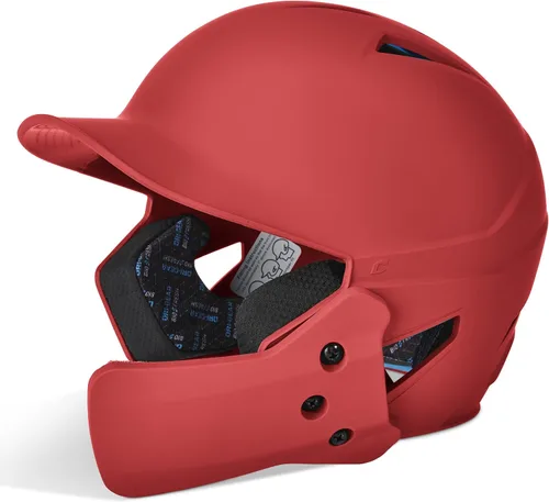 Vista 11 de Champro HX Gamer Plus - Casco de bateo con protector de mandíbula reversible