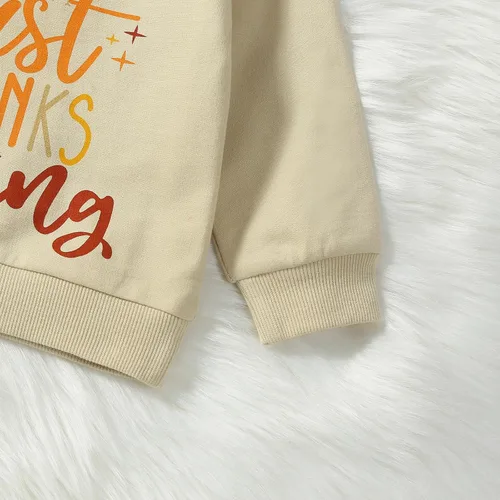 Vista 4 de Traje de Acción de Gracias para bebé, recién nacido, niño, niña, mi primera sudadera de Acción de Gracias, pantalones de pavo, conjuntos de ropa