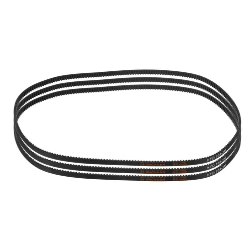 Vista 35 de uxcell 5 piezas HTD-3M Correa de distribución de goma 48 dientes, 144 mm de paso, 6 mm de ancho x 2,4 mm de altura, Correa de polea de distribución