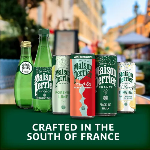 Vista 7 de Maison Perrier Ultimate - Agua con gas para cócteles sin alcohol, bebida espumosa sin sabor, 16.9 onzas líquidas, 12 botellas de agua de plástico