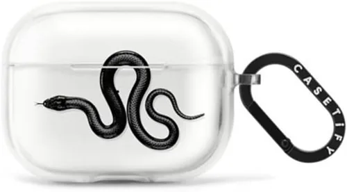 Vista 51 de CASETiFY Impact Airpods Pro (1ª/2ª) - Funda con anillo, color negro