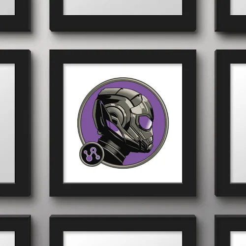Vista 2 de Trends International Gallery Pops Marvel Ant-Man and the Wasp: Quantumania - Arte de pared de partículas de Cassie Lang Pym, versión enmarcada