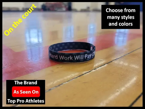 Vista 5 de We Keep You Motivated Pulsera motivacional e inspiradora Pulsera elástica reversible de afirmaciones positivas edificantes Encouragement Focus