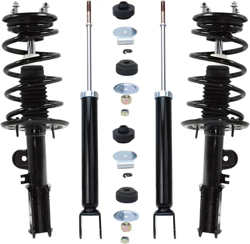 Vista 129 de Detroit Axle - Puntales y Amortiguadores para Chevy Traverse Buick Enclave GMC Acadia Saturn Outlook 2007-2012, 2 puntales delanteros con resorte