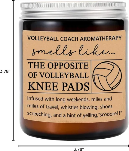 Vista 5 de Vela de entrenador de voleibol, regalo de fin de temporada para entrenador