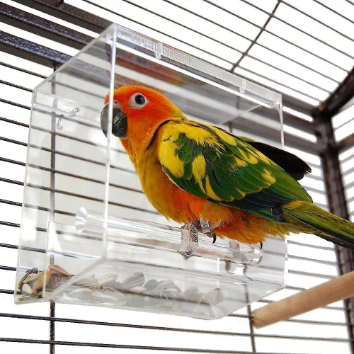 Vista 7 de Comedero para pájaros de semillas sin desorden, S