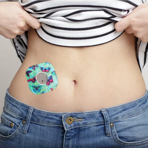 Vista 6 de 25 cubiertas de sensor para Dexcom G7, adhesivo impermeable sobre parches, monitor de azúcar en sangre, parche de sensor de impresión de mariposa