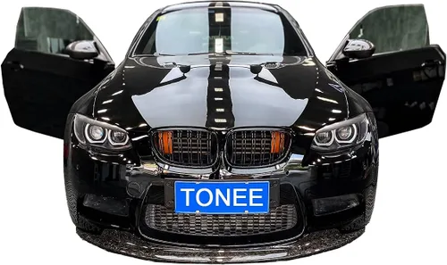 Vista 4 de Tonee - Parrilla frontal para riñón serie 3 E92 E93 LCI Coupé 2011-2013 328i 335i 2 piezas (no para M3) (negro brillante)