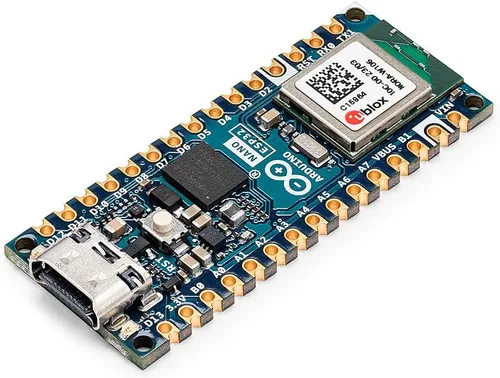Vista 8 de Arduino Nano ESP32 con Headers [ABX00083] - ESP32-S3, USB-C, Wi-Fi, Bluetooth, Soporte HID, MicroPython Compatible para Proyectos IoT y Embebidos