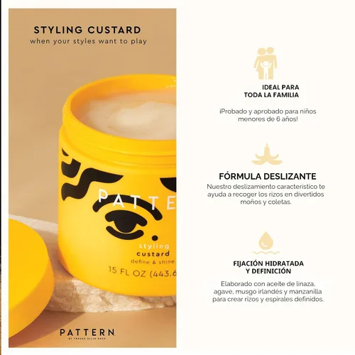 Vista 2 de PATTERN Beauty de Tracee Ellis Ross Crema de Peinar, 444 ml, Mejor para Cabello Rizado, Ensortijado y de Textura Compacta, 3a-4c