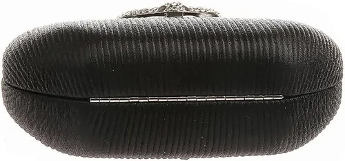 Vista 4 de RomanticDesign Elegante bolso de noche para mujer, con lentejuelas brillantes, para fiesta, cóctel, graduación, bolso de novia