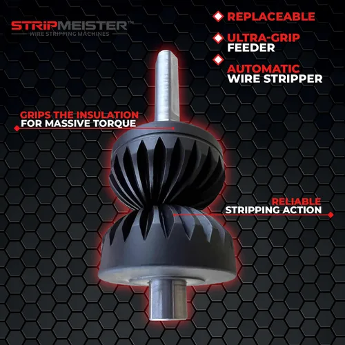 Vista 3 de ULTRA GRIP Kit de reemplazo de eje de alimentación para StripMeister Original/E250
