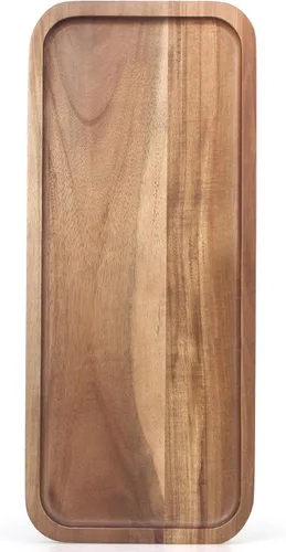 Vista 9 de Pequeñas Bandejas de Madera Rectangulares Mini Tablas de Charcutería Tablas de Servir de Madera de Acacia Decoración del Hogar Tabla de Queso Platos