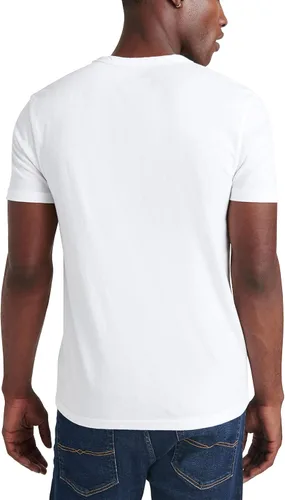 Vista 2 de Lucky Brand Venice Burnout - Camiseta de cuello con muesca y dos botones para hombre