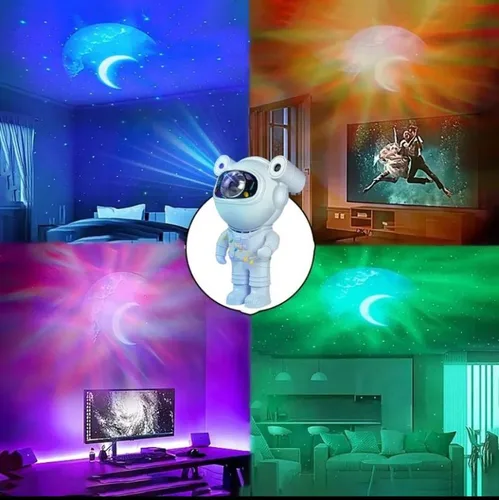 Vista 4 de Astronauta Proyector Con Bluetooth