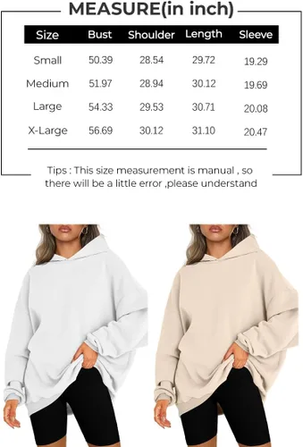 Vista 6 de AUTOMET Sudaderas con capucha de gran tamaño para mujer, sudaderas de forro polar con capucha 2024, ropa de otoño, trajes de moda, suéter de invierno