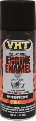 Vista 30 de VHT SP130 550° - Pintura en aerosol de esmalte para motor de alta temperatura, color negro mate – lata de 11 oz