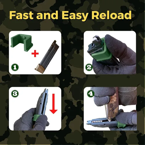Vista 2 de Cargador de velocidad Airsoft para cargadores de pistola Recarga rápida y fácil