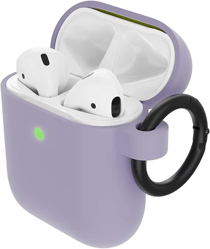 Vista 2 de OtterBox Funda suave al tacto para Apple AirPods (1ª y 2ª generación) - Elixir (morado claro)