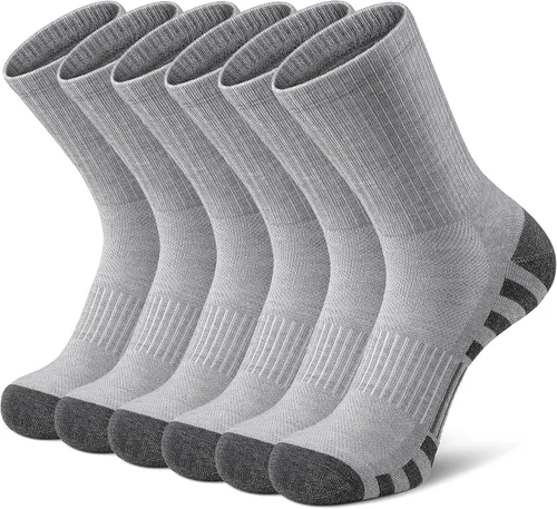 Vista 11 de Airacker Calcetines atléticos para correr y correr para hombre y mujer Negro