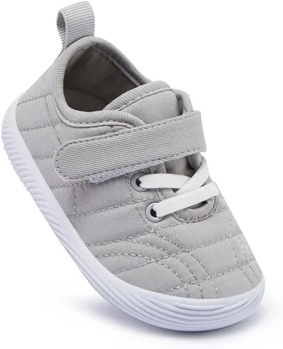 Vista 7 de BMCiTYBM Zapatos para caminar de malla transpirable para bebés, niños y niñas, ligeros, antideslizantes, para primeros pasos, 6, 9, 12, 18, 24 meses