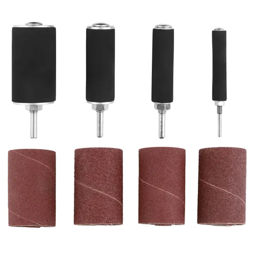 Vista 6 de Tambor de lijado dle Sander Drum Srliya 28 * 17 * 7 20pcs husillo Lijadora de tambor de lijado Kit de herramientas con estuche para prensa de taladro