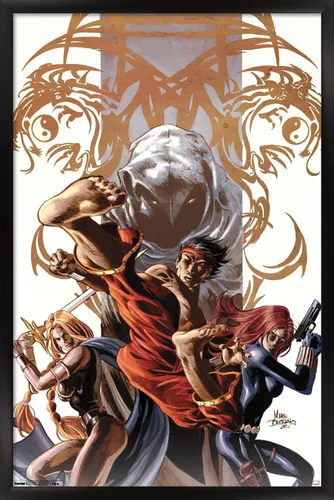 Vista 9 de Trends International Marvel Comics - Póster de pared Secret Avengers #7, 14.725 x 22.375 pulgadas, versión enmarcada de madera de granero