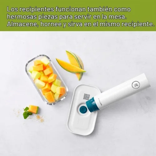 Vista 7 de ZWILLING Recipiente hermético de almacenamiento de alimentos Fresh & Save, pequeño, La Mer