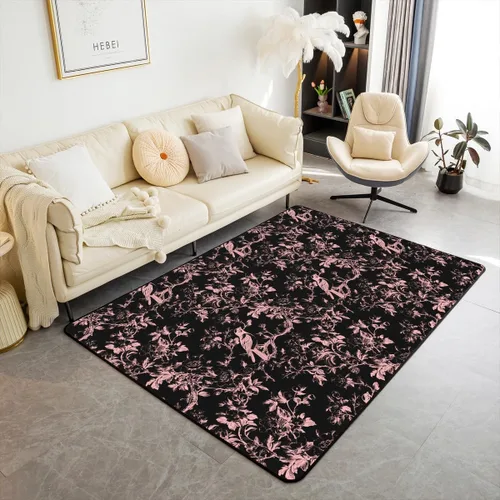 Vista 18 de jejeloiu Groovy Flower Area Rug 3x5 Retro Floral Boho Living Room Rugs for Bedroom 70S Hippie Groovy Flowers Bohemian Decor Carpet Psychedelic Beige