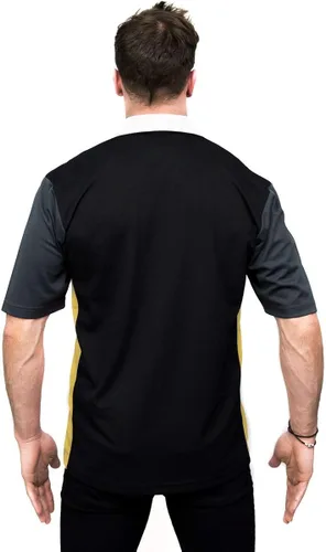 Vista 5 de Guinness Jersey de rugby de manga corta con rayas negras y amarillas