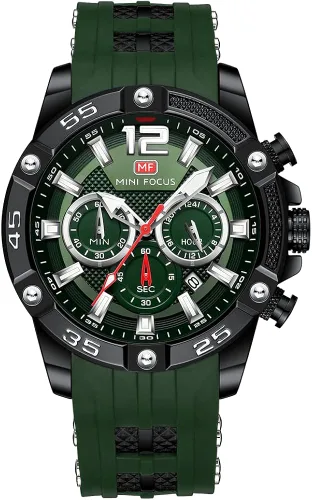 Vista 3 de KXAITO Mens Watches Military Sport Waterproof Chronograph Watch Luminous Silicon Strap Casual Watches for Men Fashion Analog Quartz Business Wrist