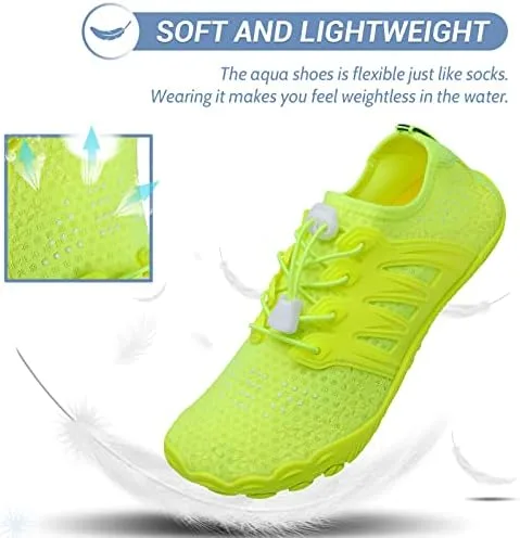 Vista 4 de Zapatos de agua para hombre zapatos de natación de secado rápido para hombres y mujeres, zapatos antideslizantes para playa, senderismo, buceo
