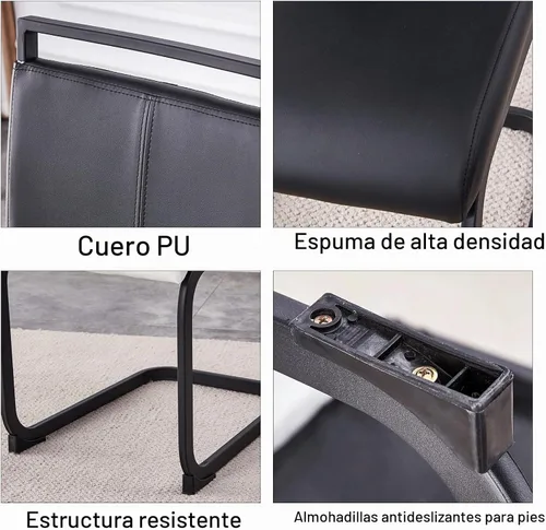 Vista 6 de gopop Juego de mesa de comedor para 8, moderno juego de mesa de comedor de mármol de 71 pulgadas, mesa rectangular grande de vidrio y 8 sillas