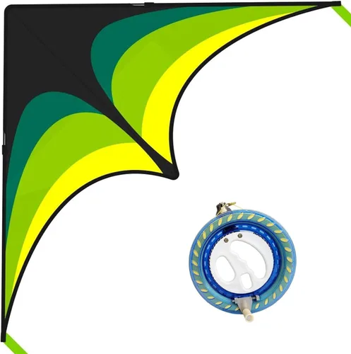Vista 9 de Large Single Line Beach Kite for Adults,Easy to Fly Kites for Kids Age 4-12