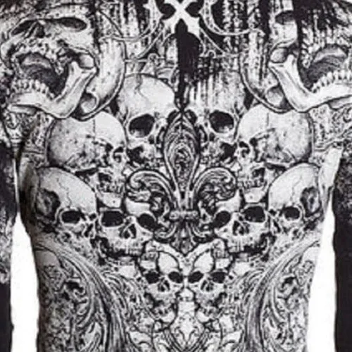 Vista 5 de Xtreme Couture by Affliction - Camisa térmica para hombre (negro)