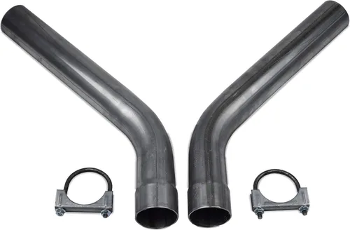 Vista 3 de Truck Exhaust Kits - Shop Line Sistema de escape dual Tubo aluminizado de 2.5 pulgadas Silenciador Flowmaster Super 44 de 2.5 pulgadas con salida
