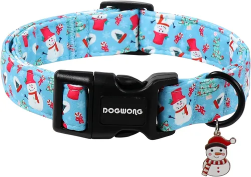 Vista 44 de DOGWONG Collar de perro de San Valentín, collar de perro con estampado de corazones para perros grandes, lindos collares de primavera, hembra