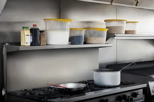 Vista 6 de Rubbermaid Commercial Products - Espátula y raspador de alto calor, Rojo