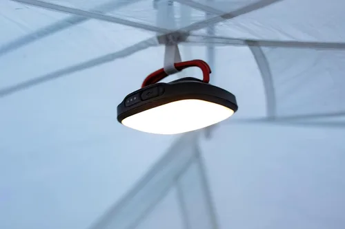 Vista 5 de AMPEX Luz de camping recargable de 300 lúmenes luz blanca con modo rojo - Interruptor de bloqueo - 200 horas de tiempo de funcionamiento con carga