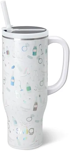 Vista 13 de Swig Life 40oz Insulated Mega Mug with Handle & Straw, Boho Desert DESIERTO BOHO