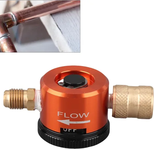 Vista 6 de Herramienta de purga de nitrógeno mejorada, regulador de purga de nitrógeno ajustable disponible para HVAC, herramienta de purga de nitrógeno de 1/4