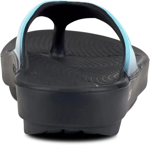 Vista 5 de OOFOS - Sandalias OOlala para mujer, calzado ligero de recuperación, reduce el estrés en los pies, en las articulaciones y la espalda, lavables a