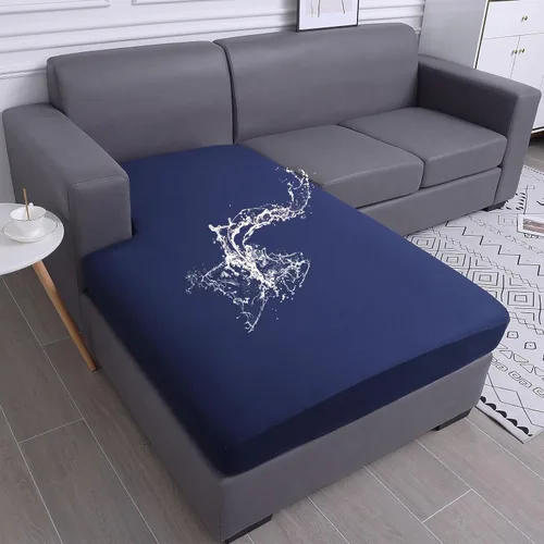 Vista 69 de hyha Fundas de cojín impermeables para sofá, funda elástica para asiento de sofá para perro, lavable, antideslizante, impermeable, fundas de cojín
