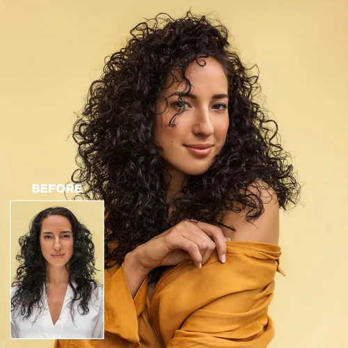 Vista 8 de DESIGNME BOUNCE.ME Curl Cream & Curl Mousse para cabello rizado Define, hidrata, aumenta el rebote y controla el encrespamiento Fórmula