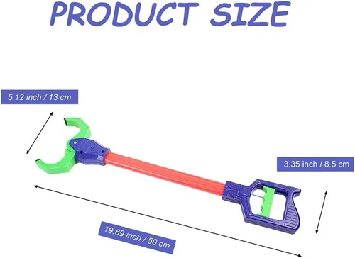 Vista 4 de Wokyo Grabber - Juguete robótico de mano larga para niños, juguete de inteligencia para niños, juguetes para recoger juguetes de 19 pulgadas (azul)..