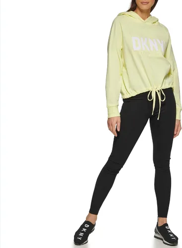 Vista 2 de DKNY Sudadera con capucha y cordón para mujer